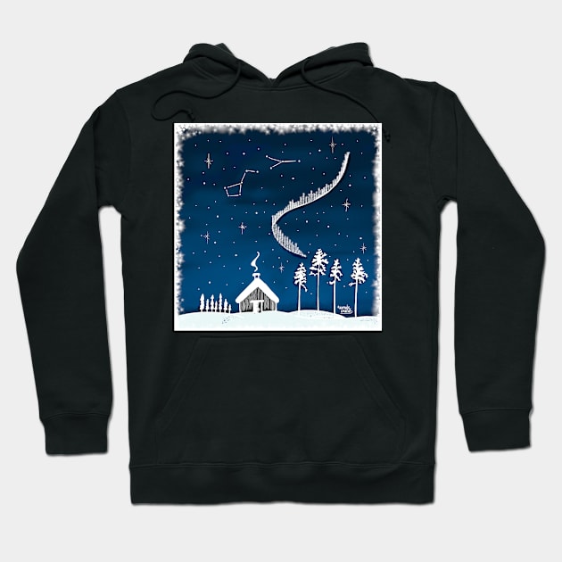 A billion stars Hoodie by Aurealis